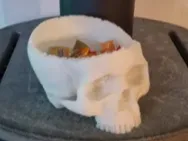 Halloween Skull Candy Bowl
