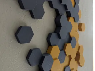 Customizable Hex Wall Art