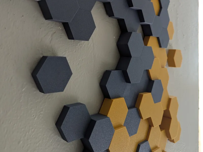 Customizable Hex Wall Art