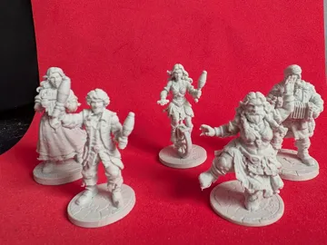Modelo para impresión 3D: The Wandering Entertainment Troupe — vista de referencia 5