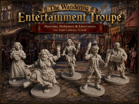 Modelo para impresión 3D: The Wandering Entertainment Troupe — referencia de MakerWorld