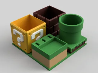 Super Mario Desk Organizer