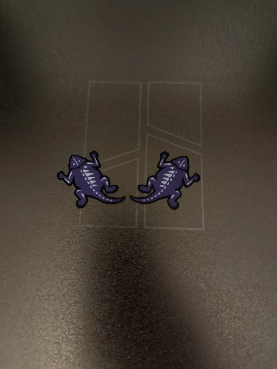Horned Frog Earring view 3