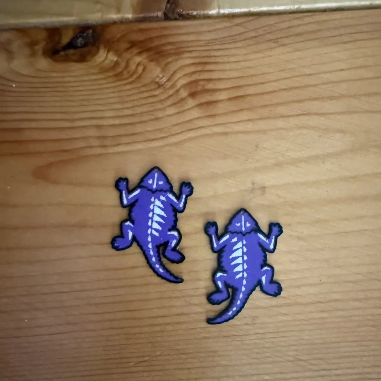 Horned Frog Earring view 2