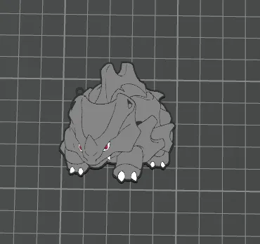 Llavero Keychain Pokemon Rhyhorn nº 111 by CanariasPrinter3D - MakerWorld