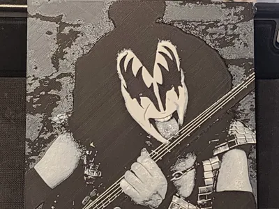 Gene Simmons hueforge
