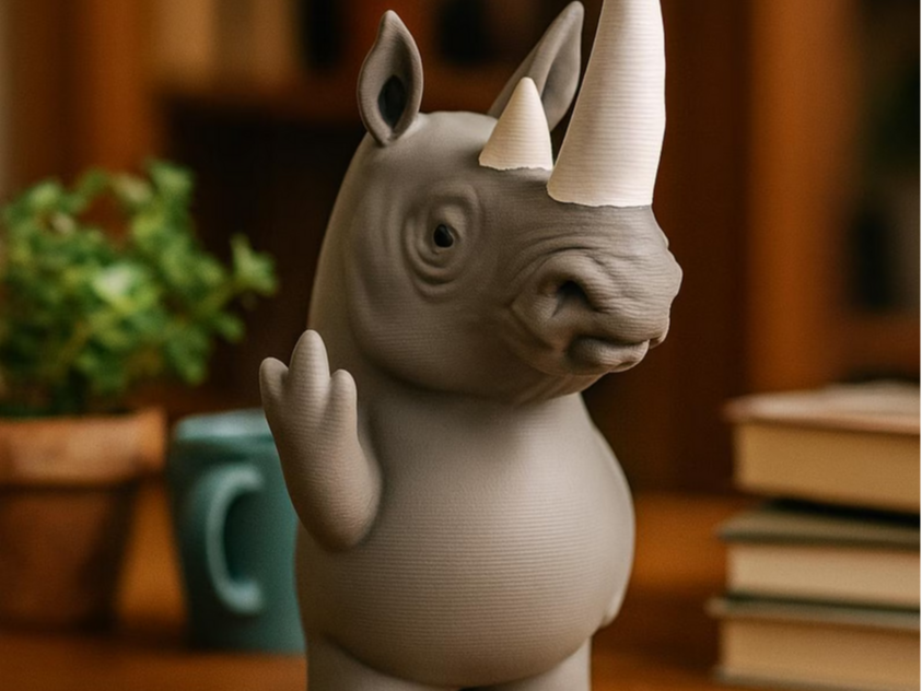 Rhino féroce rebelle 