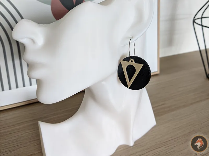 Boucles d’oreilles "Triangles" 