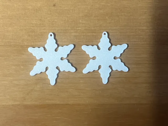 snowflake earrings