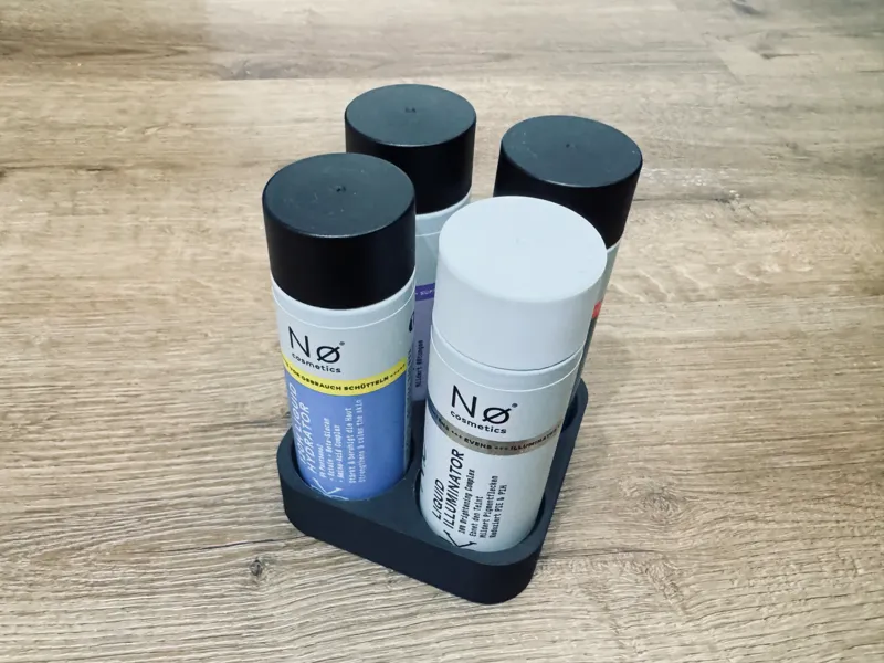 Nø cosmetics liquid bottle holder