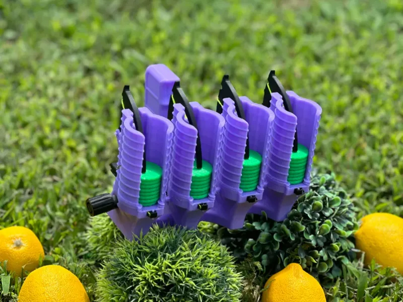 Quad-Barrel Disc Shooter V3