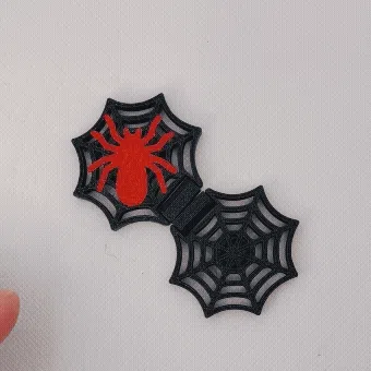 Objeto manipulable: Spider Web Halloween Slider + Flip Fidget Toy — vista de referencia 5