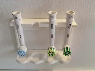 Oral B holder/stand with drip tray