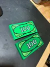 Real part with white number
