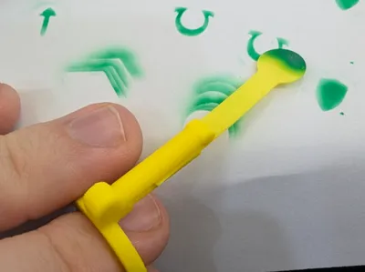 The Fingerprint - A stencil for your finger!