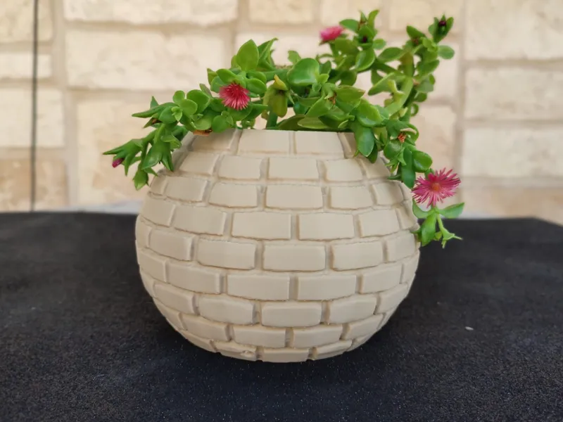 Vaso per fiori a muretto