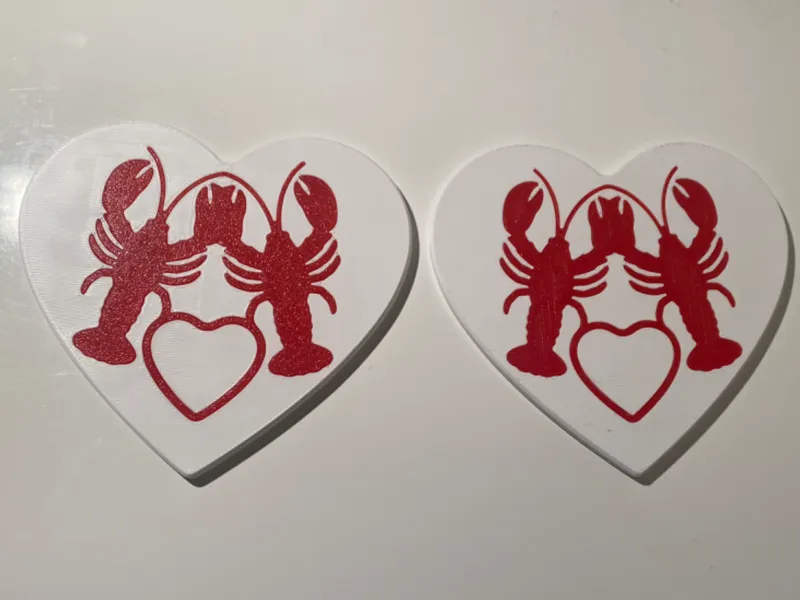 Lobster Love Coaster Set: "You're My Lobster!"
