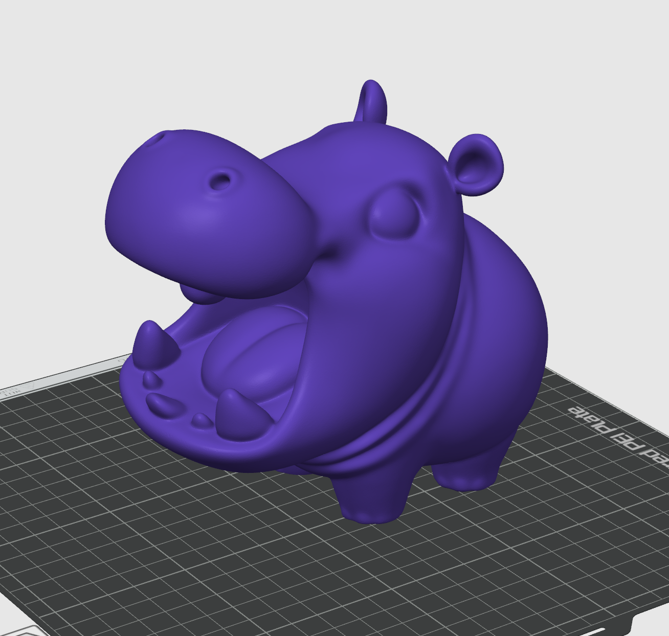 Miniatura 2 do modelo 3D Cute Hippo