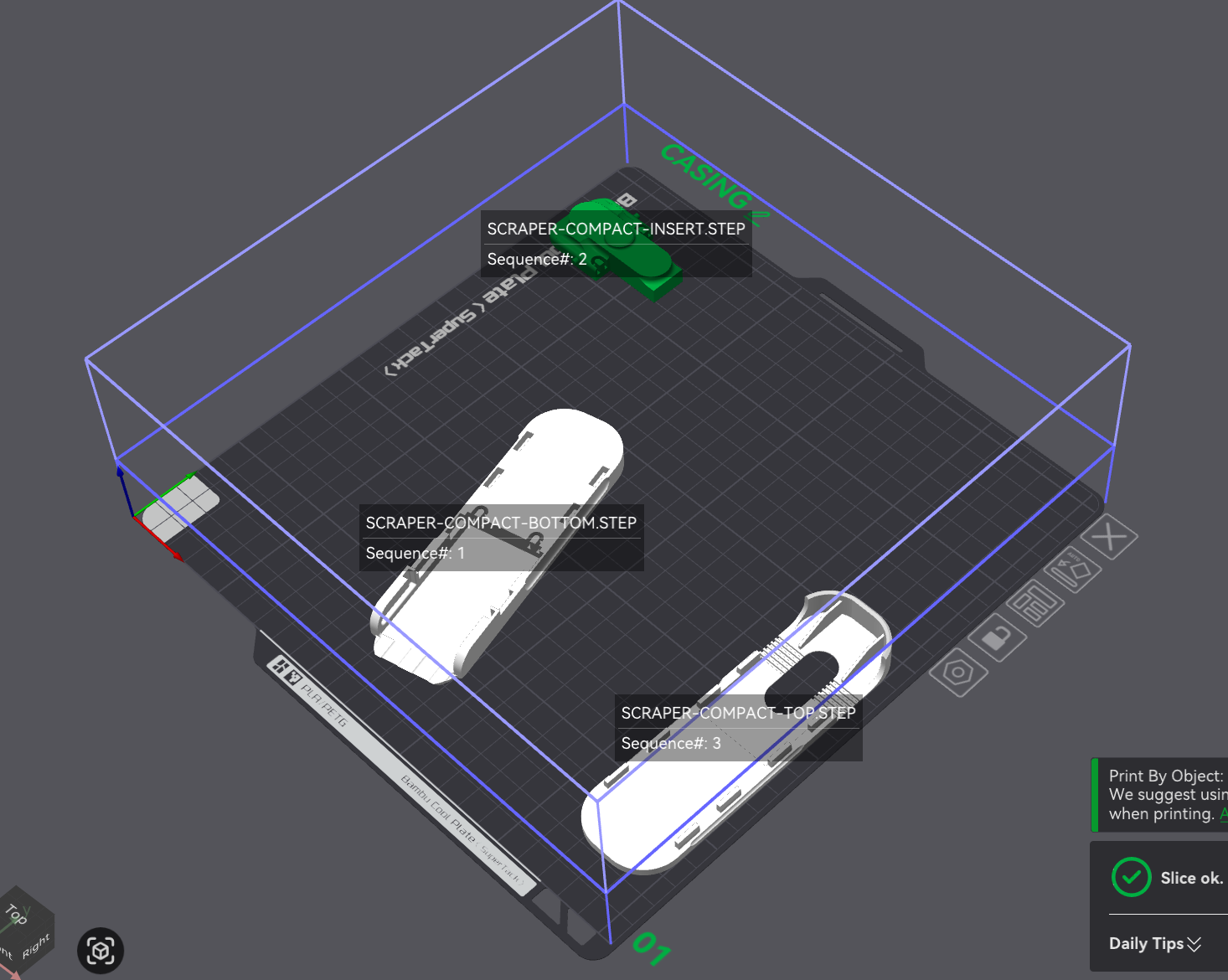 Miniatura 3 do modelo 3D Bambulab Scraper // COMPACT EDITION