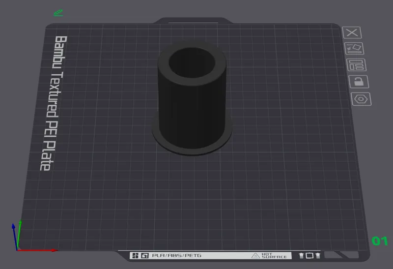 Spool-Insert for Cardboard-Roll