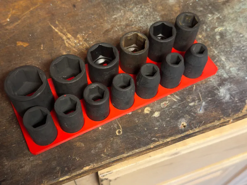 Pittsburgh 1/2 Drive Metric Socket Organizer
