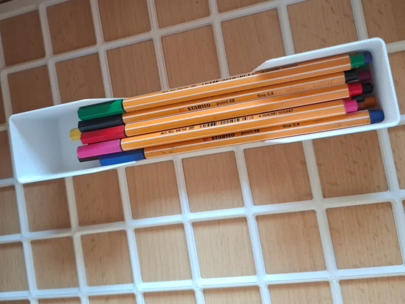 Gridfinity 1x5 pen holder
