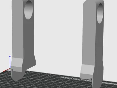 Top mounted external spool holder for P1S