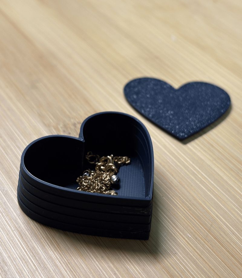 Valentines Heart Jewelry Box