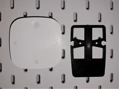 Holder for STYRBAR remote - IKEA SKADIS compatible