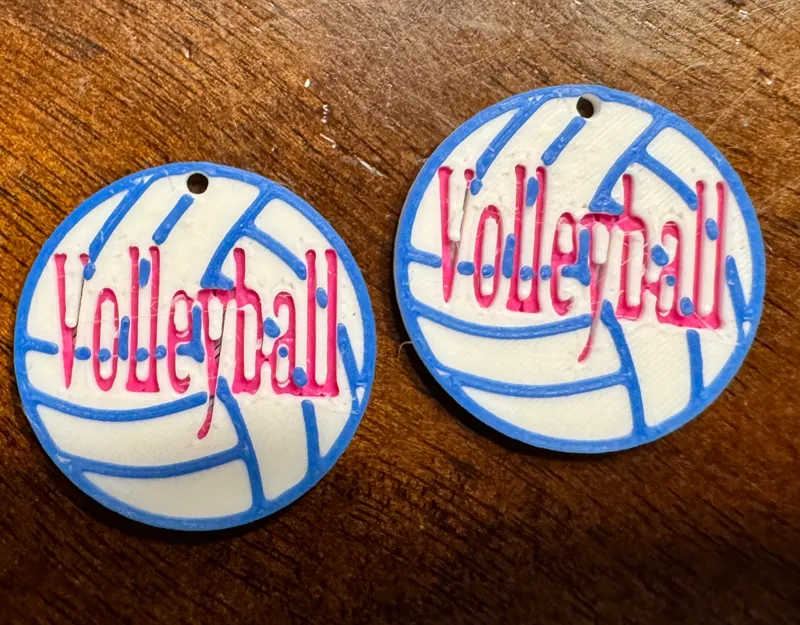 volleyball earrings