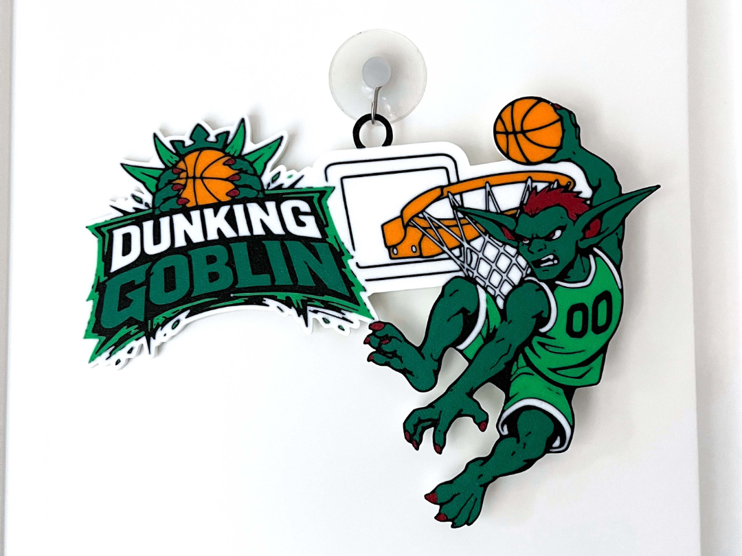 Basketball Goblin Door Sign - Kids Sports