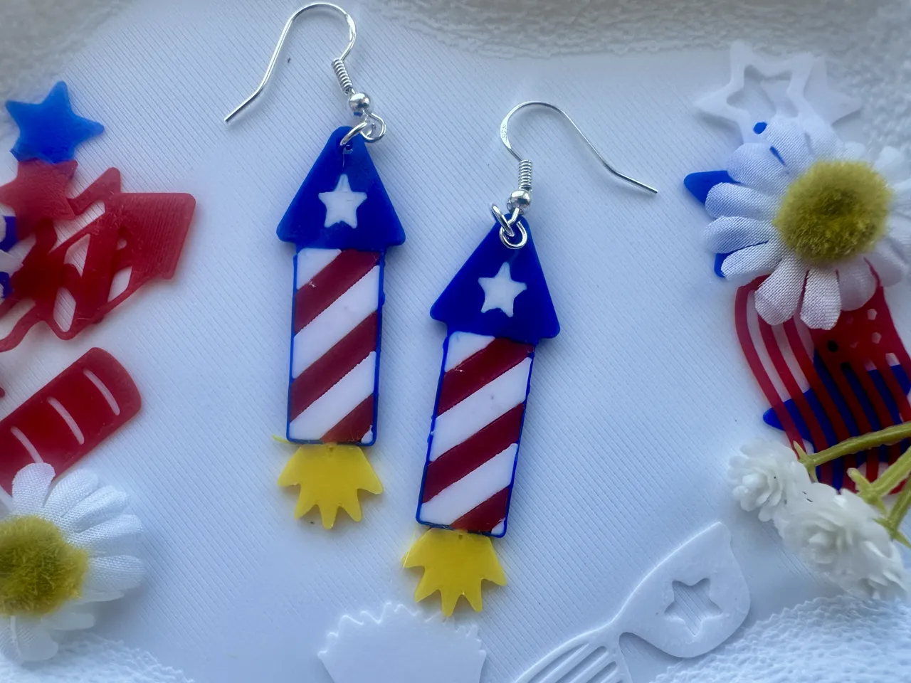 Fireworks Earrings view 2