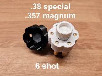 6 rounds .38spec/.357magnum revolver speed loader