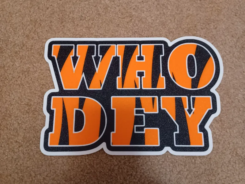 Who Dey Sign/Wall Art