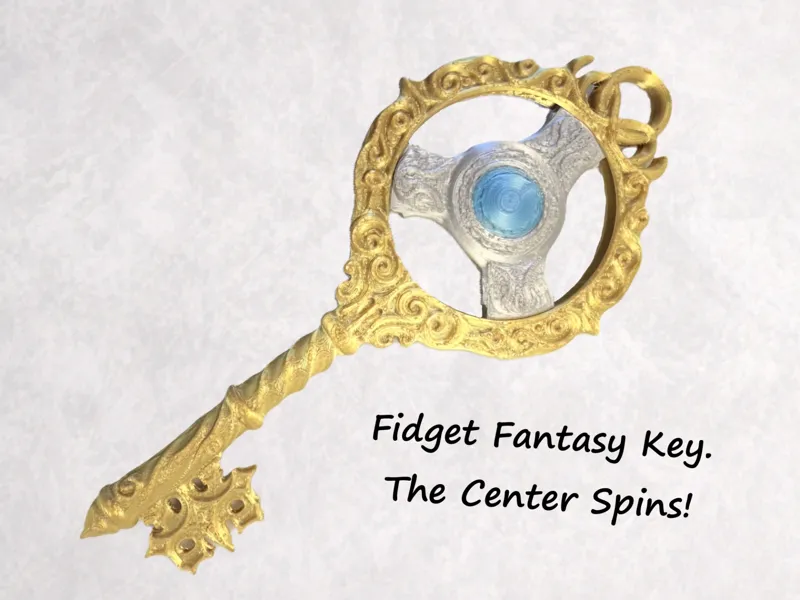 Fantasy Spinning Fidget Key