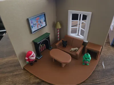 diorama interlocking walls 1:24
