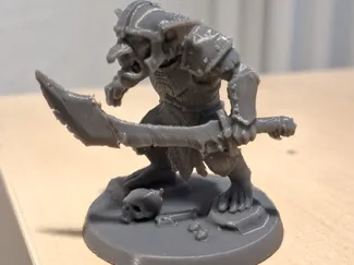 Scimitar Goblin Miniature (0.2 Nozzle)