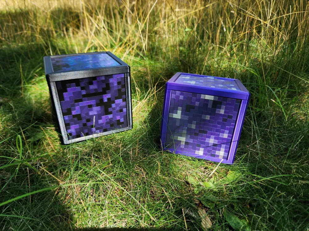 Minecraft Amethyst/Obsidian Panels (for Boxel) by Amethyst3D MakerWorld ...