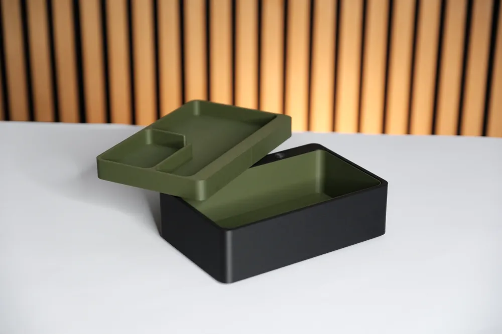 EDC GlideBox Organizer – Magnetic Motion - Free 3D Print Model - MakerWorld