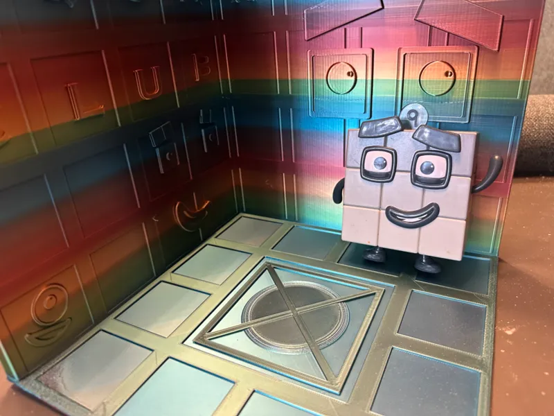 Numberblock inspired square club model - v2