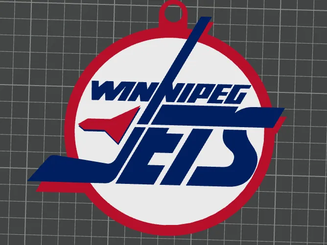Winnipeg Jets 90's Fan Chain/Pendant.
