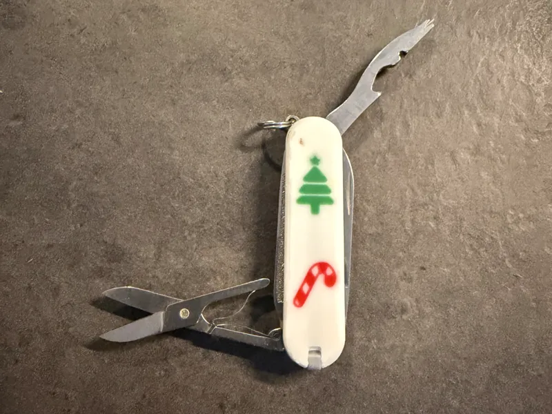 Christmas time Swiss Army Knife Mini Scales