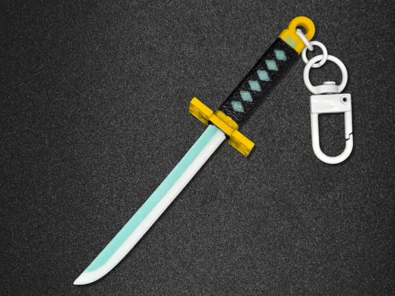 Demon Slayer Muichiro Tokito Blade Keyring