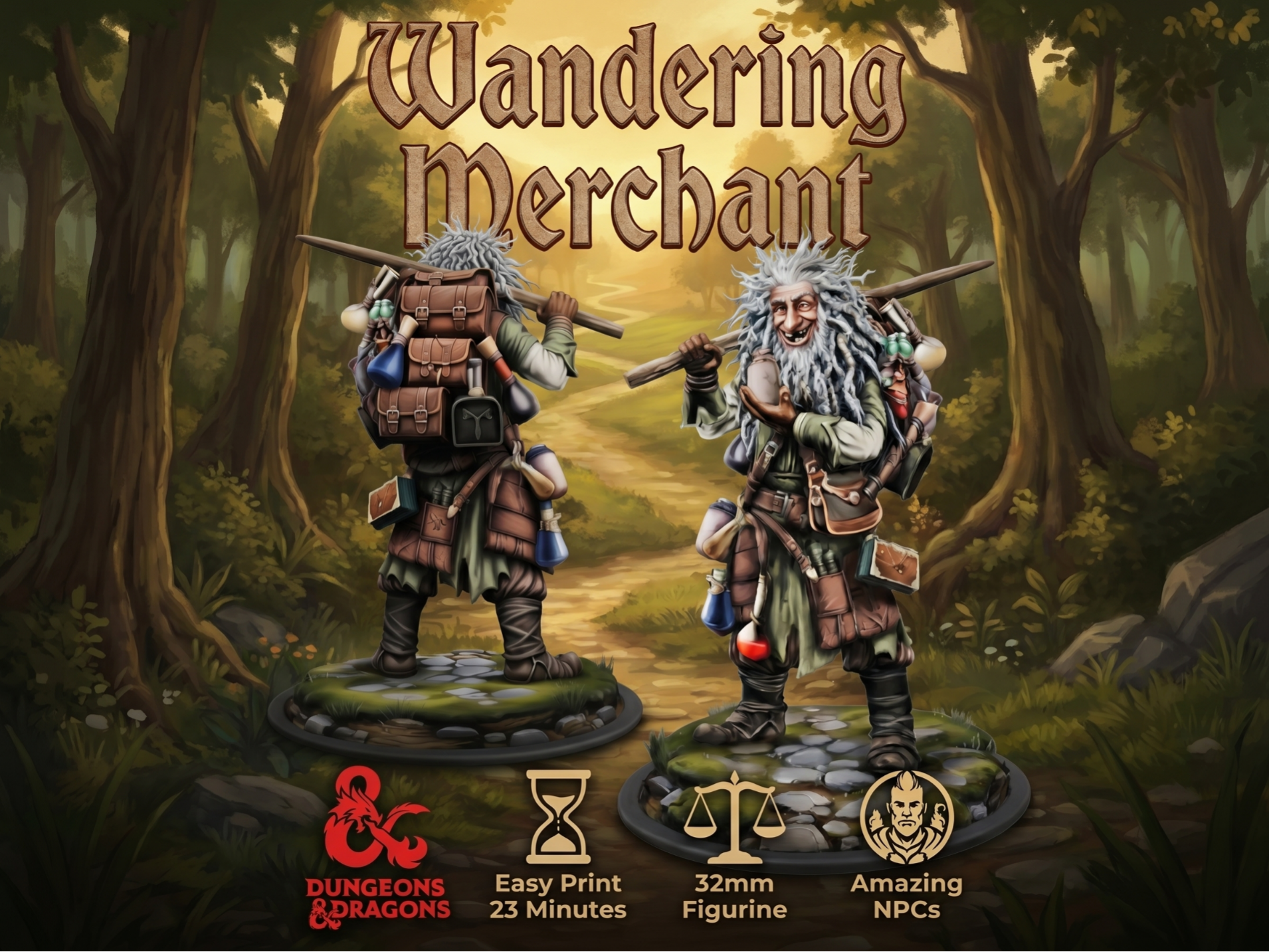 The Wandering Merchant 32MM