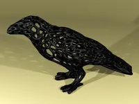 Corbeau style Voronoï — photo 1