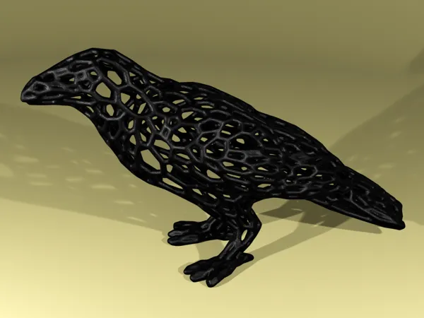 Corbeau style Voronoï