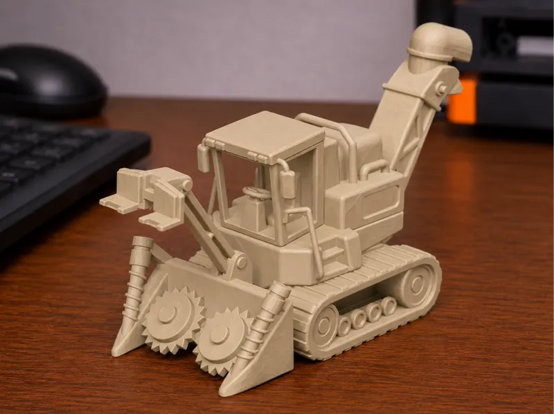 Cute Toy Forage Harvester | Cartoon Farm Series