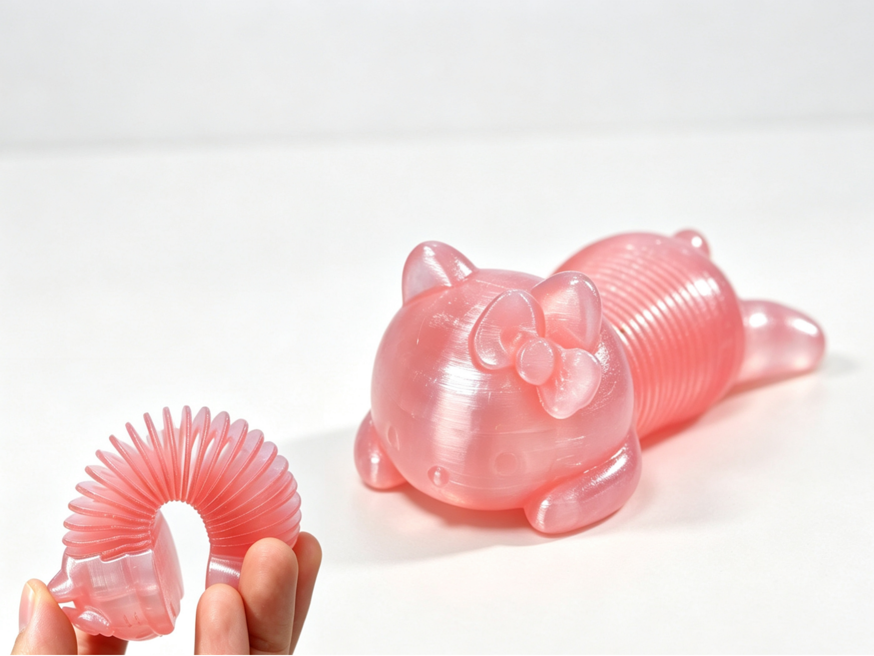 Flexi可伸缩Hello Kitty 弹簧 hellokitty - 1