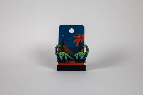 Brontosaurus - Dino Earrings view 4