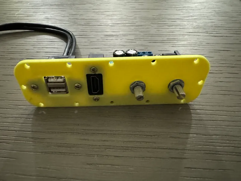 Printed Mini Arcade Machine Service Plate